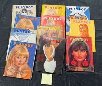 Group of 1960's Playboy Magazines