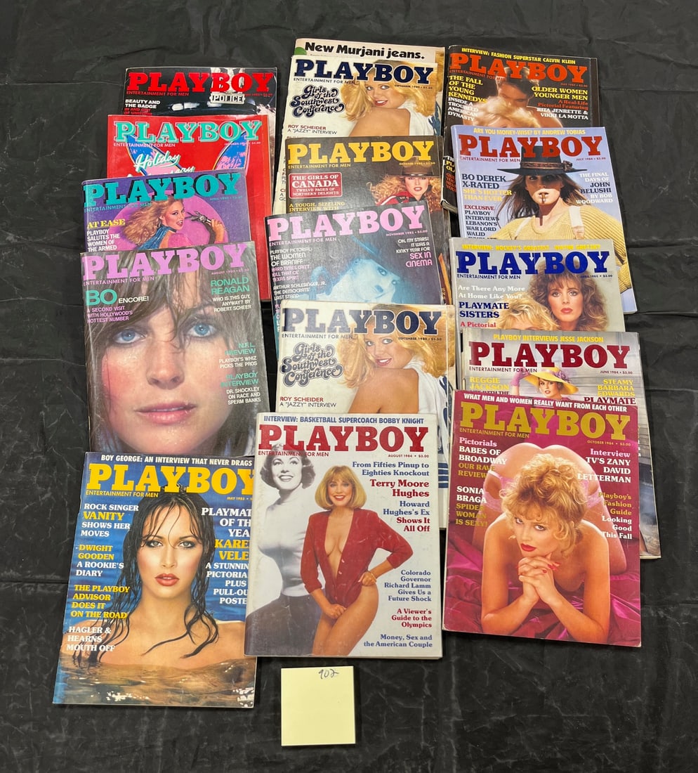 1980's Playboy Magazines (1 of 1)