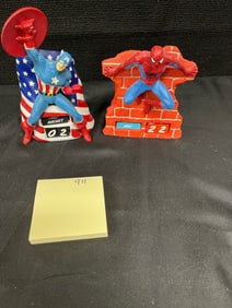 Marvel Vintage Ceramic Desk Calendars Cap & ASM