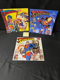 Superman Calendars 1988 & 1993 New Neal Adams Art