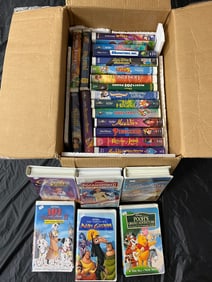 Large Group of Disney VHS w/ Black Diamonds