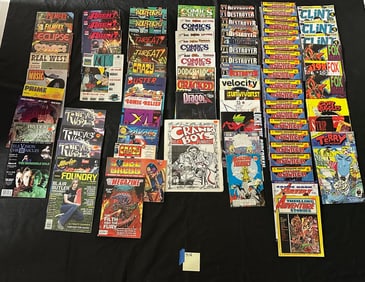 Magazine Box Filled w/ Misc. Magazines & Fanzines
