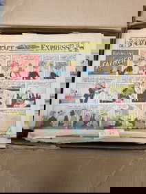 Large Daily Comic Newspaper 1960's-80's & 1949