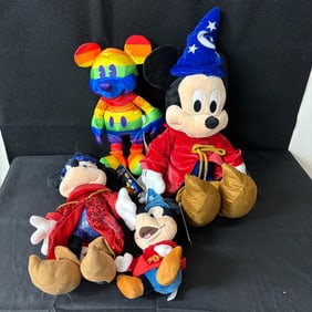 Reseller's Lot NWT Micky Disney Plushies LE