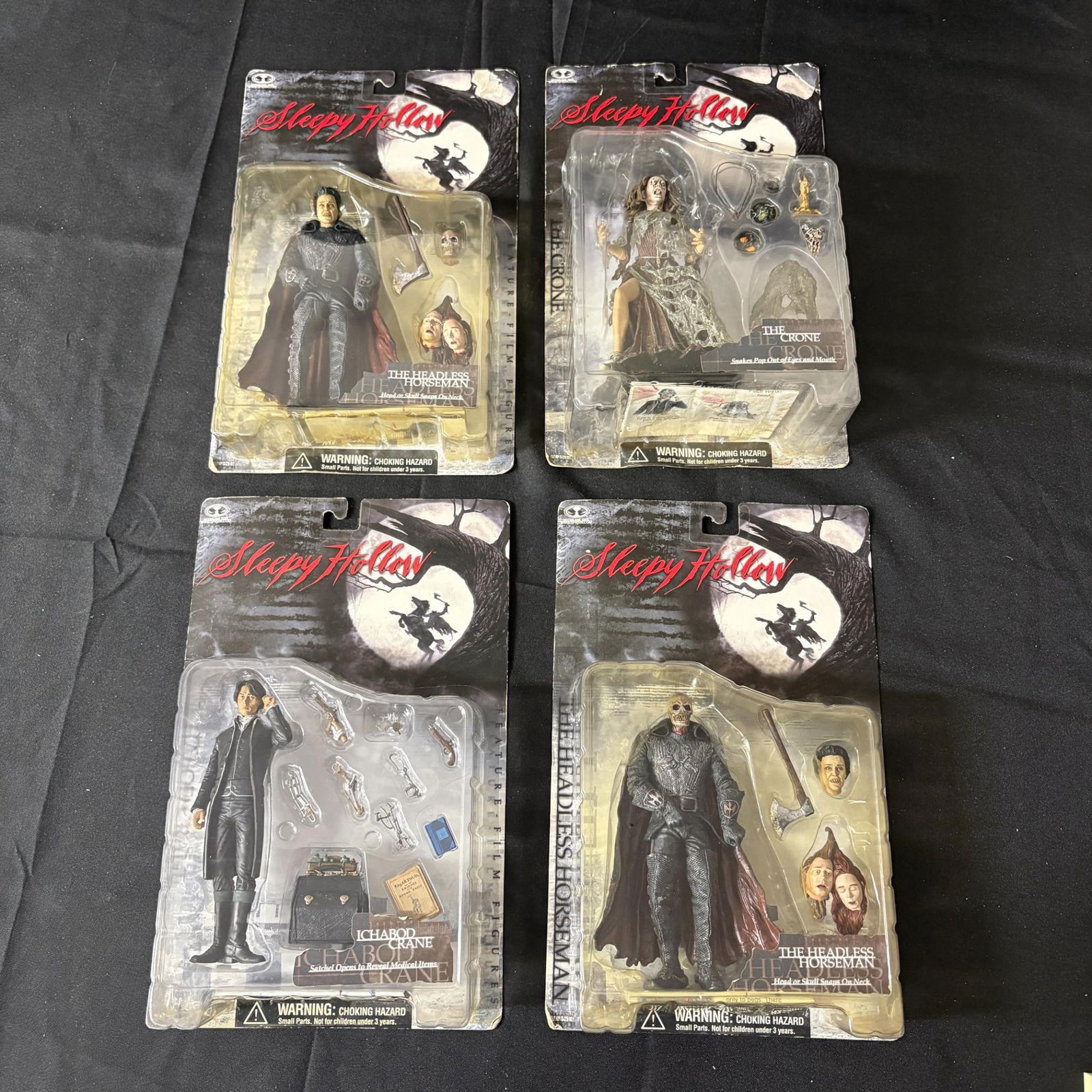 Sleepy Hallow NIB Action Figure Group of 4 (1 of 1)