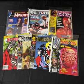 Horror Magazine Lot w/Deep Red, Elvira