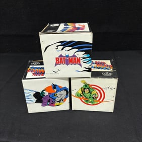 NIB Batman Vintage Coffee Mugs