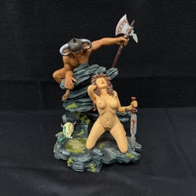 Fantasy Statue of Man and Woman