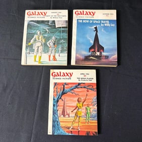Galaxy Sci-fi Pulp Digest Group of 3