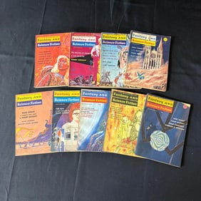 Group of Fantasy & Science Fiction Pulp Digest