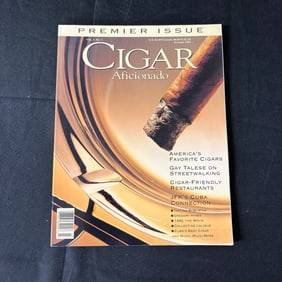 Cigar Afficionado 1 1st Issue of Iconic Mag
