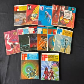 Worlds of If Sci-Fi Pocket Digest Lot