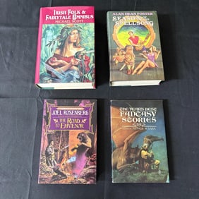 Group of Fantasy Hard Cover Books