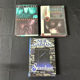 Three Neil Gaiman 1st Print Hardcover Ed. Books
