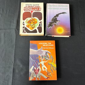 Halan Ellison Hard Cover 1st print Novels