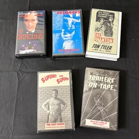 Hammer Films Dracula Beta & Superboy Unopened VHS