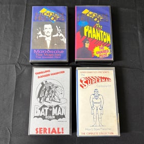 Rare VHS Tapes w/ Superman Lost Cartoons