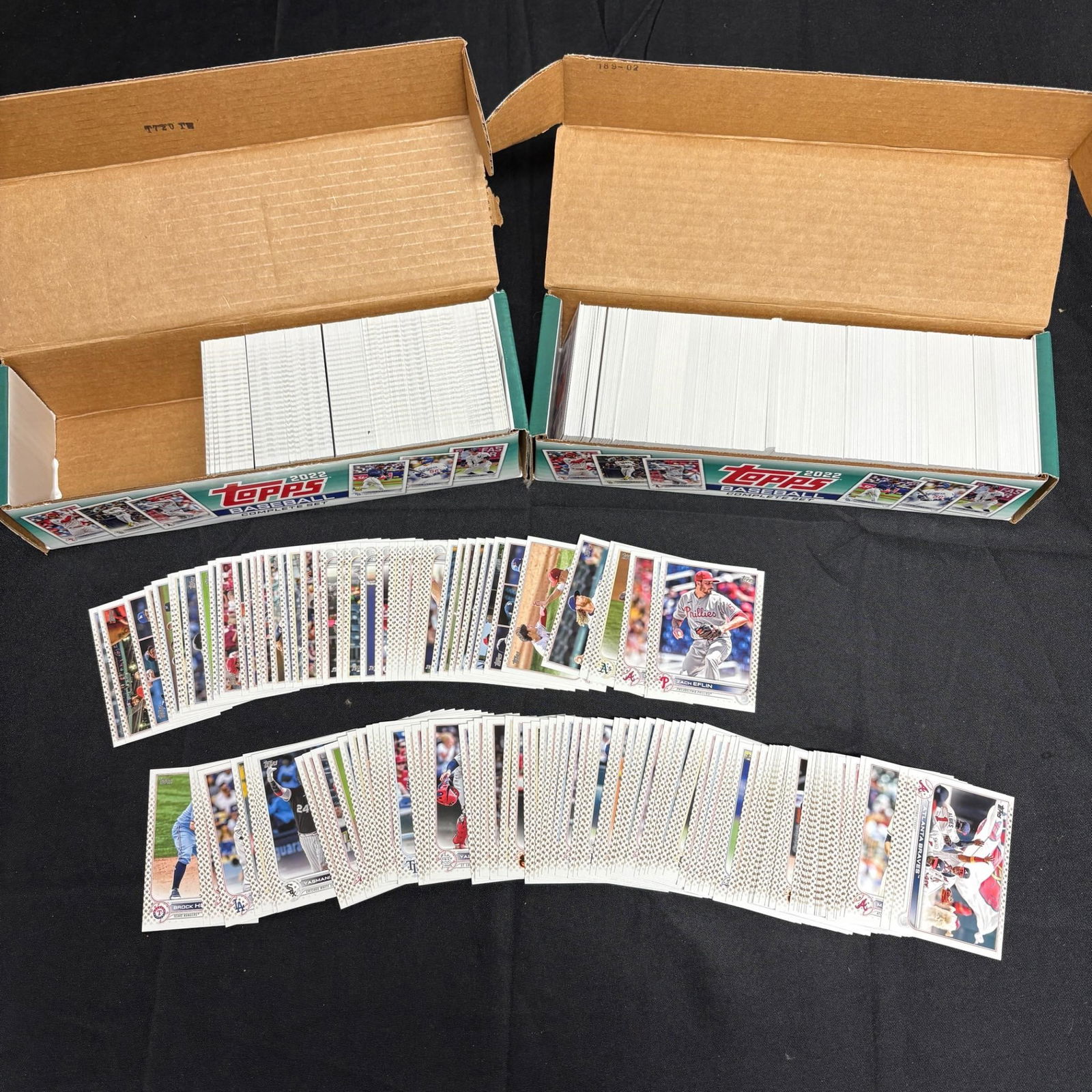 2022 Topps Baseball Cards Aprx. 1600 Cards: Please look at photos carefully. All sales are final. Items sold as is. We offer virtual and in person previews of any lots up until auction day. By placing a bid you agree to allow us to charge the c