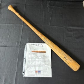 Jeff Burroughs PSA/DNA Game Used Bat GU 9