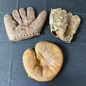 Vintage Baseball Mitts