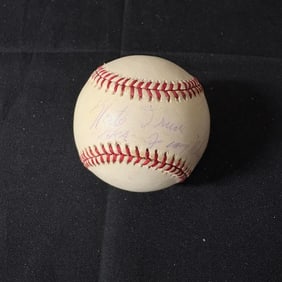 Monte Irvin Signed Baseball W/MLB COA