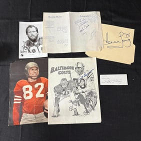 Group of NFL Players & Owner Autos w/COA
