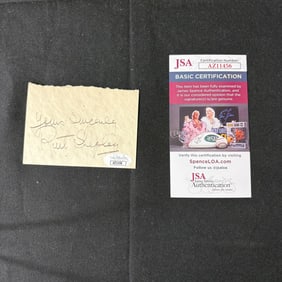 Ruth Shepley Signed Card JSA/COA
