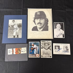 Signed Baseball Player Lot