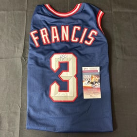 Steve Francis Signed Jersey w/JSA/COA