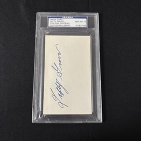 Lefty Grove Signed Card PSA/DNA Auto Grade 10