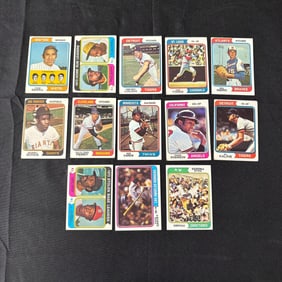 Group of 1974 Topps Baseball Cards w/Stars