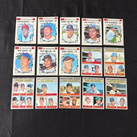 Group of 1970 Topps Baseball All-Star Subset Cards