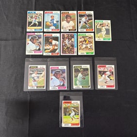 1974 Topps Baseball Hall of Fame Card Lot