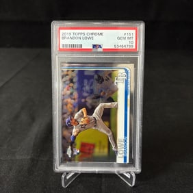 Brandon Lowe 2019 Topps Chrome PSA 10