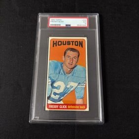 1965 Topps Freddy Glick NFL Card PSA 5