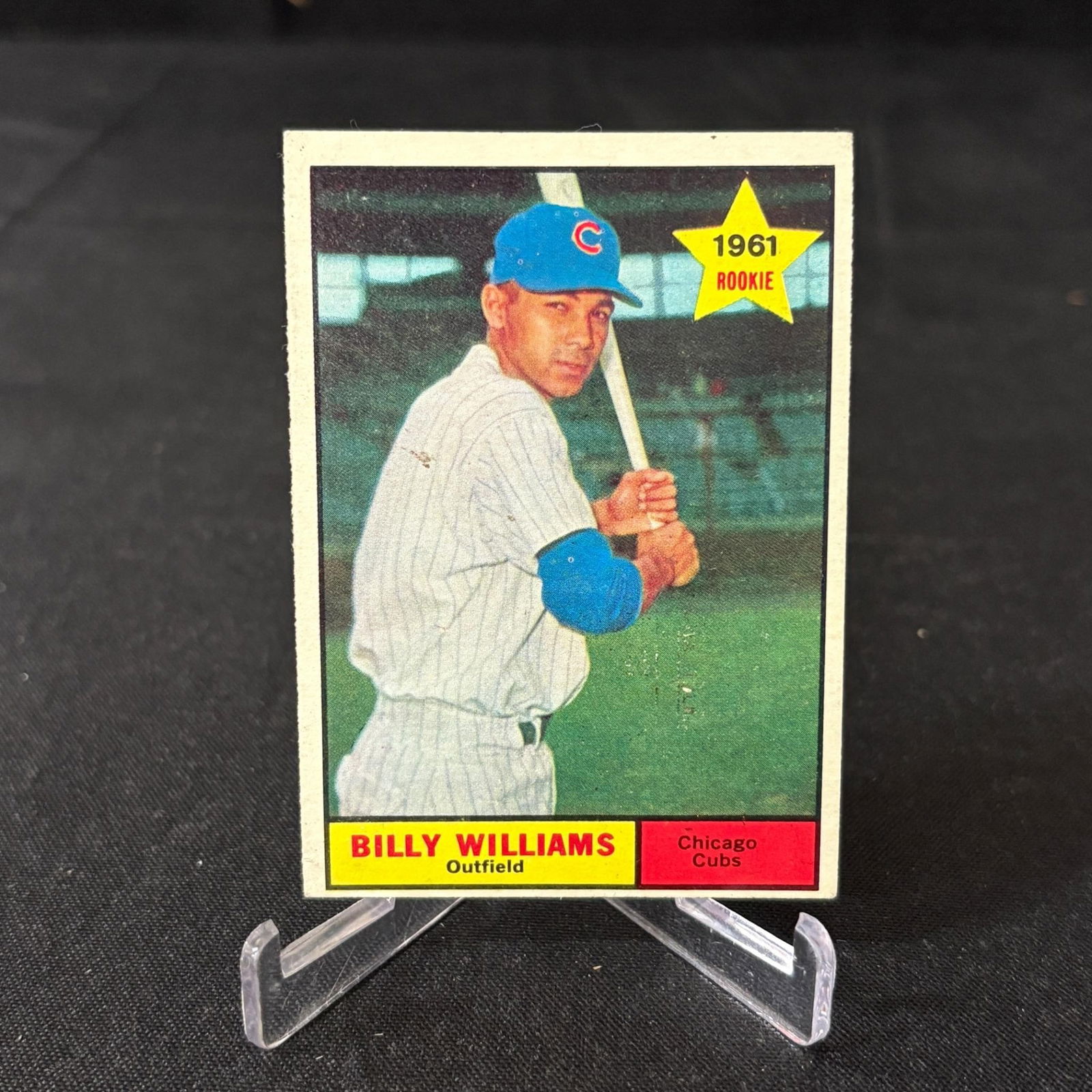 Billy Williams 1961 Topps RC #141 (1 of 2)