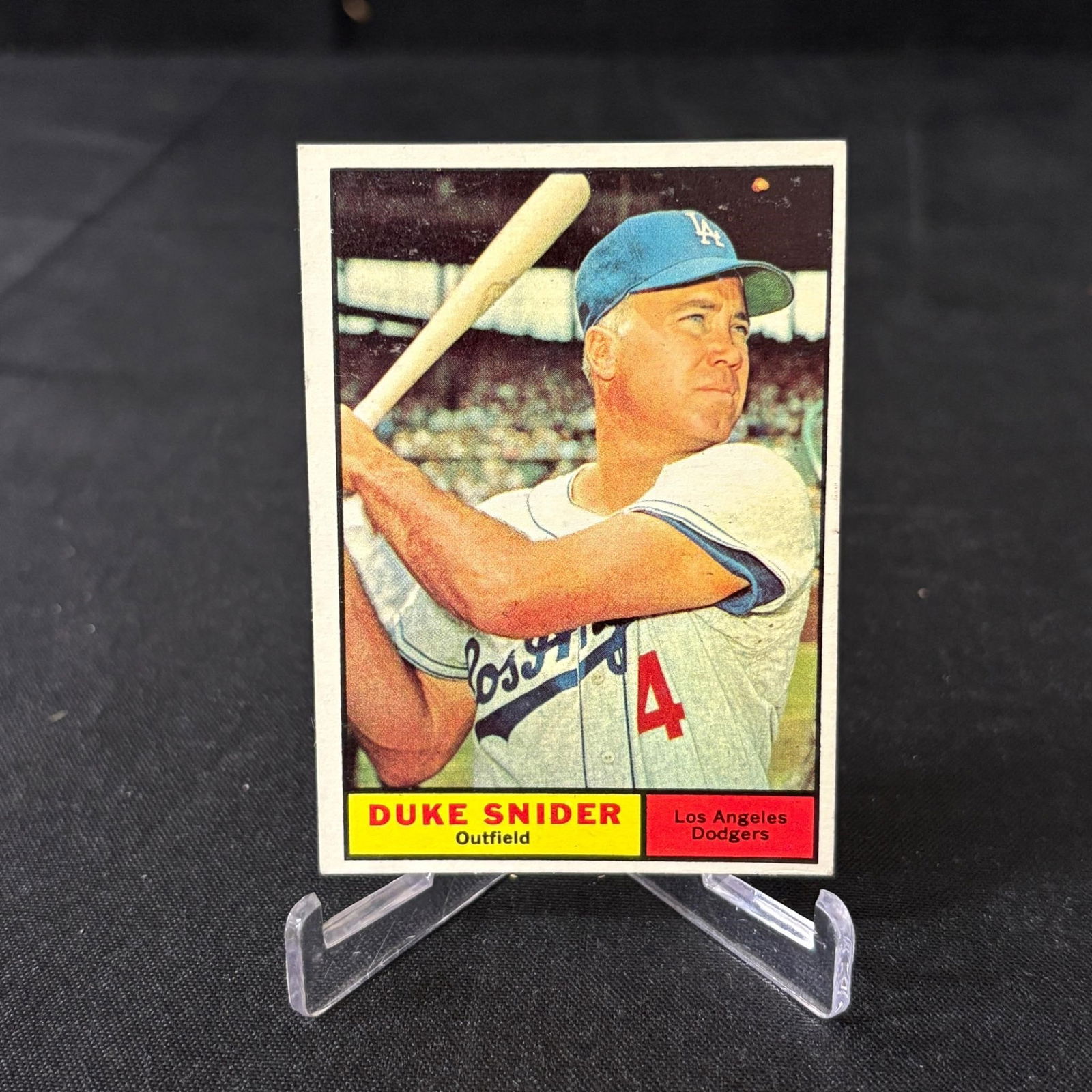Duke Snider 1961 Topps Baseball Card #443 (1 of 2)