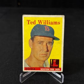 Ted Williams 1958 Topps Baseball Card #1