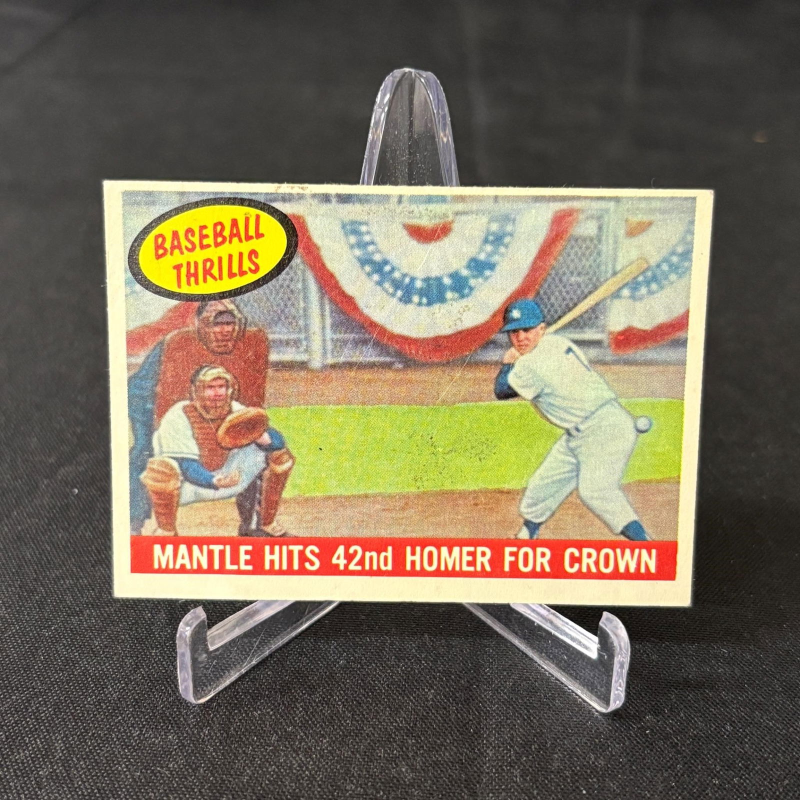 Mickey Mantle 1959 Topps Baseball Card #461 (1 of 2)