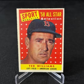 Ted Williams 1958 Topps Baseball Card #485