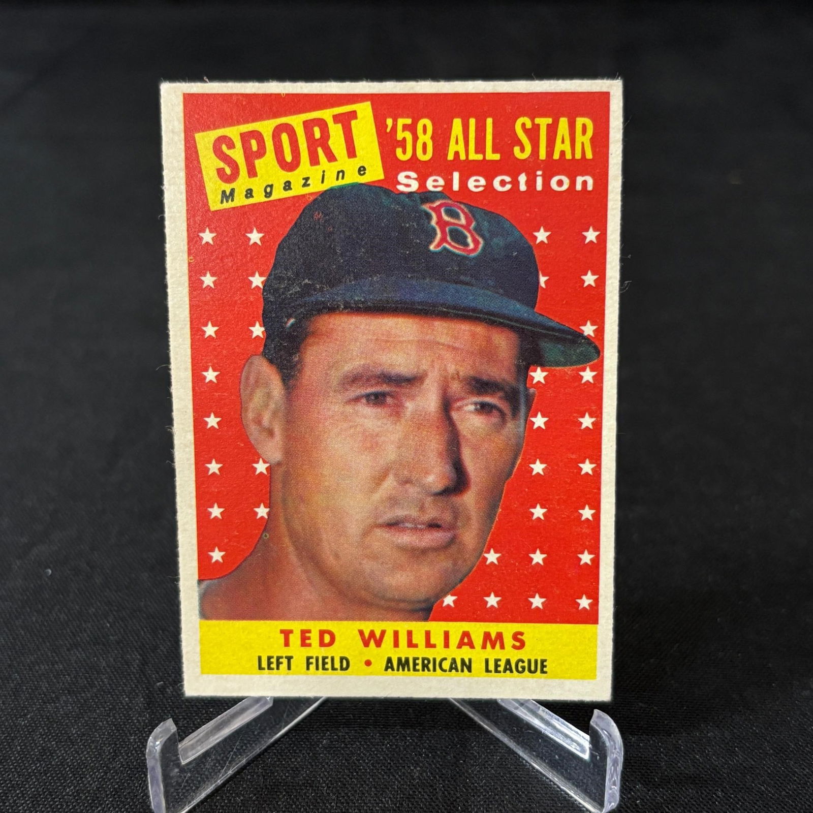 Ted Williams 1958 Topps Baseball Card #485 (1 of 2)