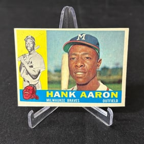 Hank Aaron 1960 Topps Baseball Card #300