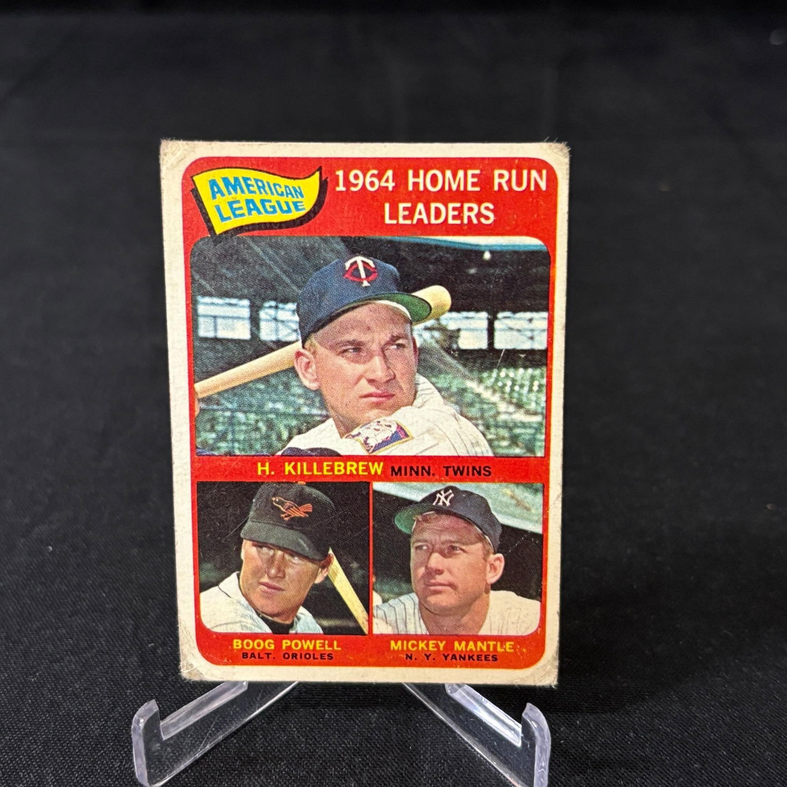 Mickey Mantle 1965 Topps LL Baseball Card #3 (1 of 2)