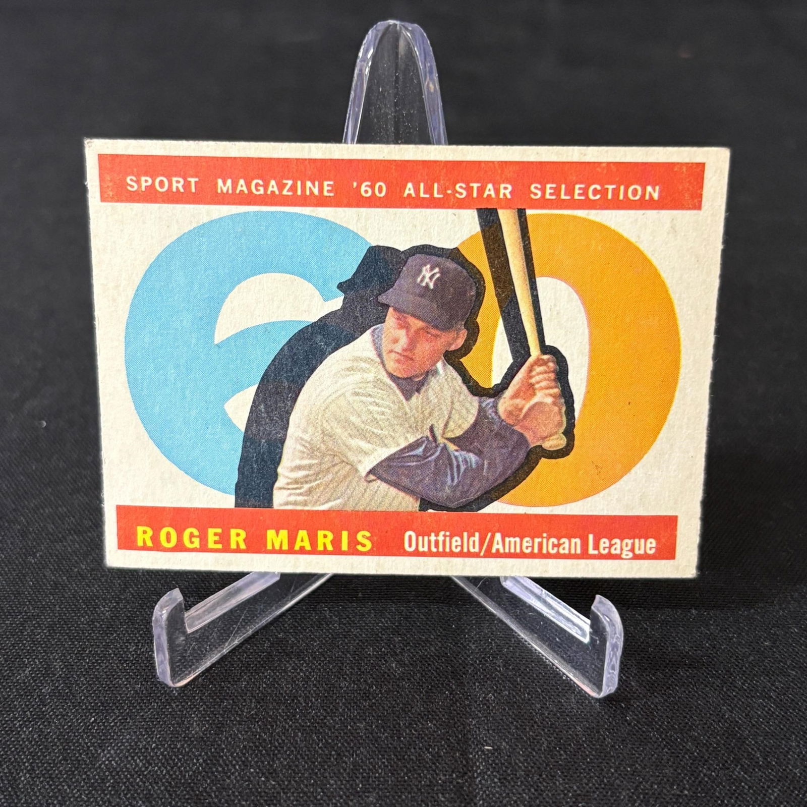 Roger Maris 1960 Topps Baseball Card #565 (1 of 2)