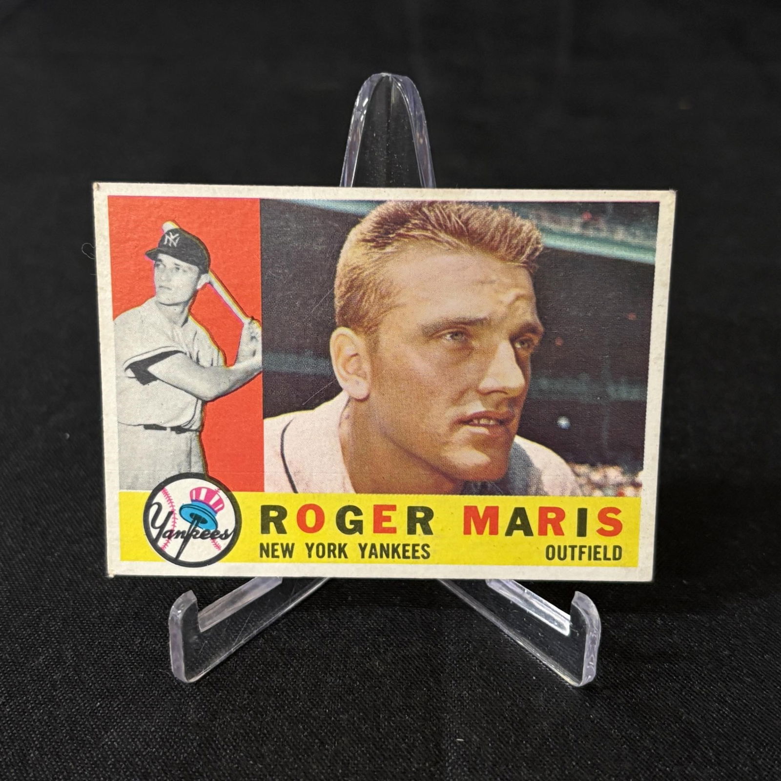 Roger Maris 1960 Topps Baseball Card #377 (1 of 2)