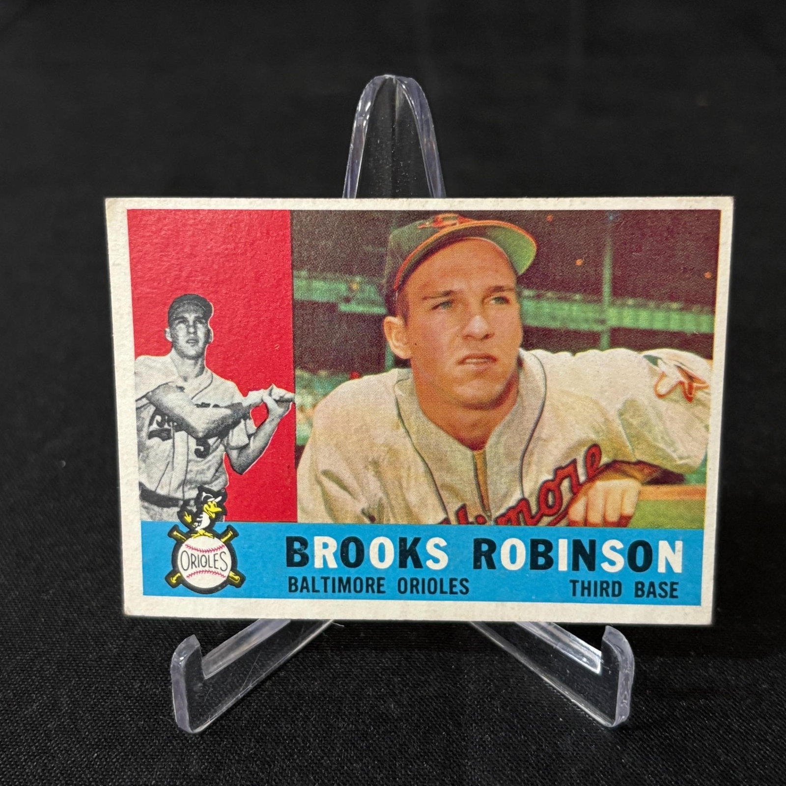 Brooks Robinson 1960 Topps Baseball Card #28: Please look at photos carefully. All sales are final. Items sold as is. We offer virtual and in person previews of any lots up until auction day. By placing a bid you agree to allow us to charge the c