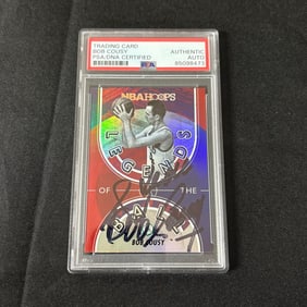 Bob Cousy Auto Basketball Card PSA/DNA Cert