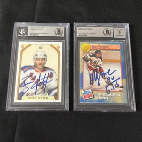 Leetch, Eruzione Auto Hockey Cards, Beckett