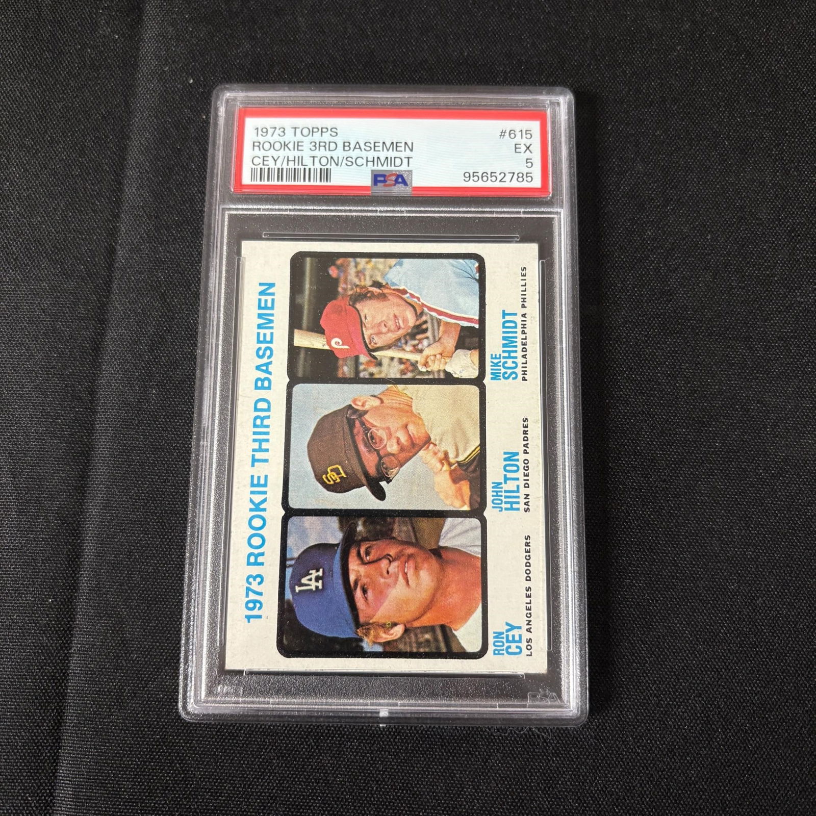 PSA 5 Rookie 3rd Basemen, Schmidt 1973 Topps (1 of 2)