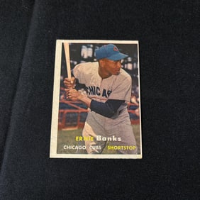 Ernie Banks 1957 Topps Baseball Card
